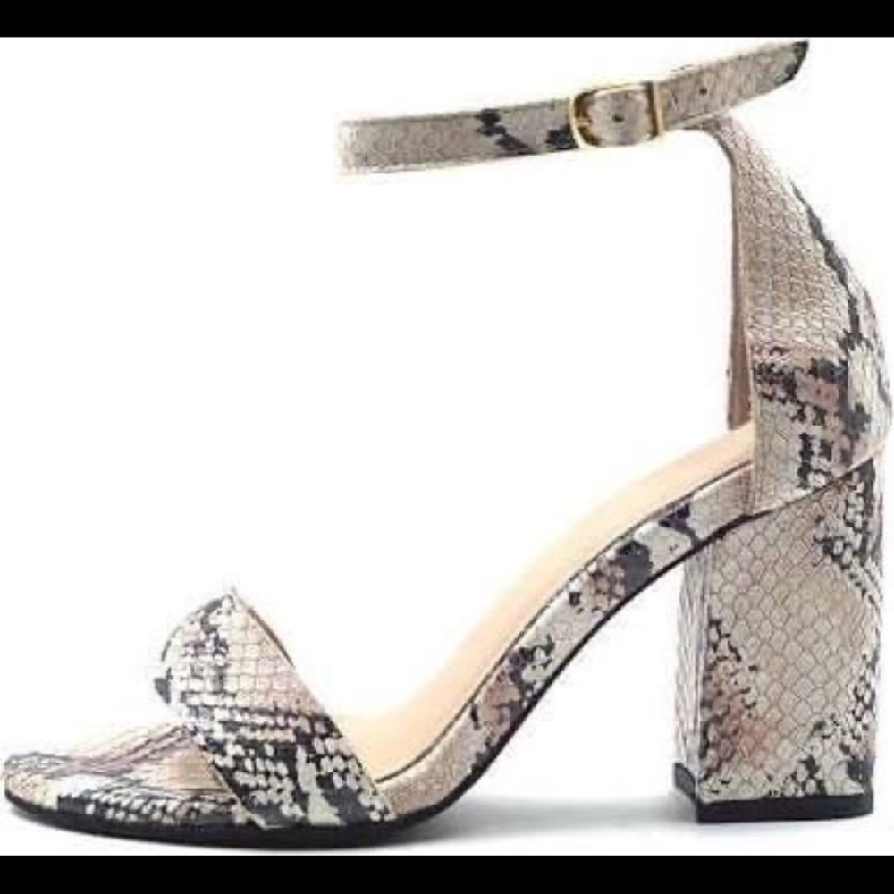KAANAS Sandals snake skin print